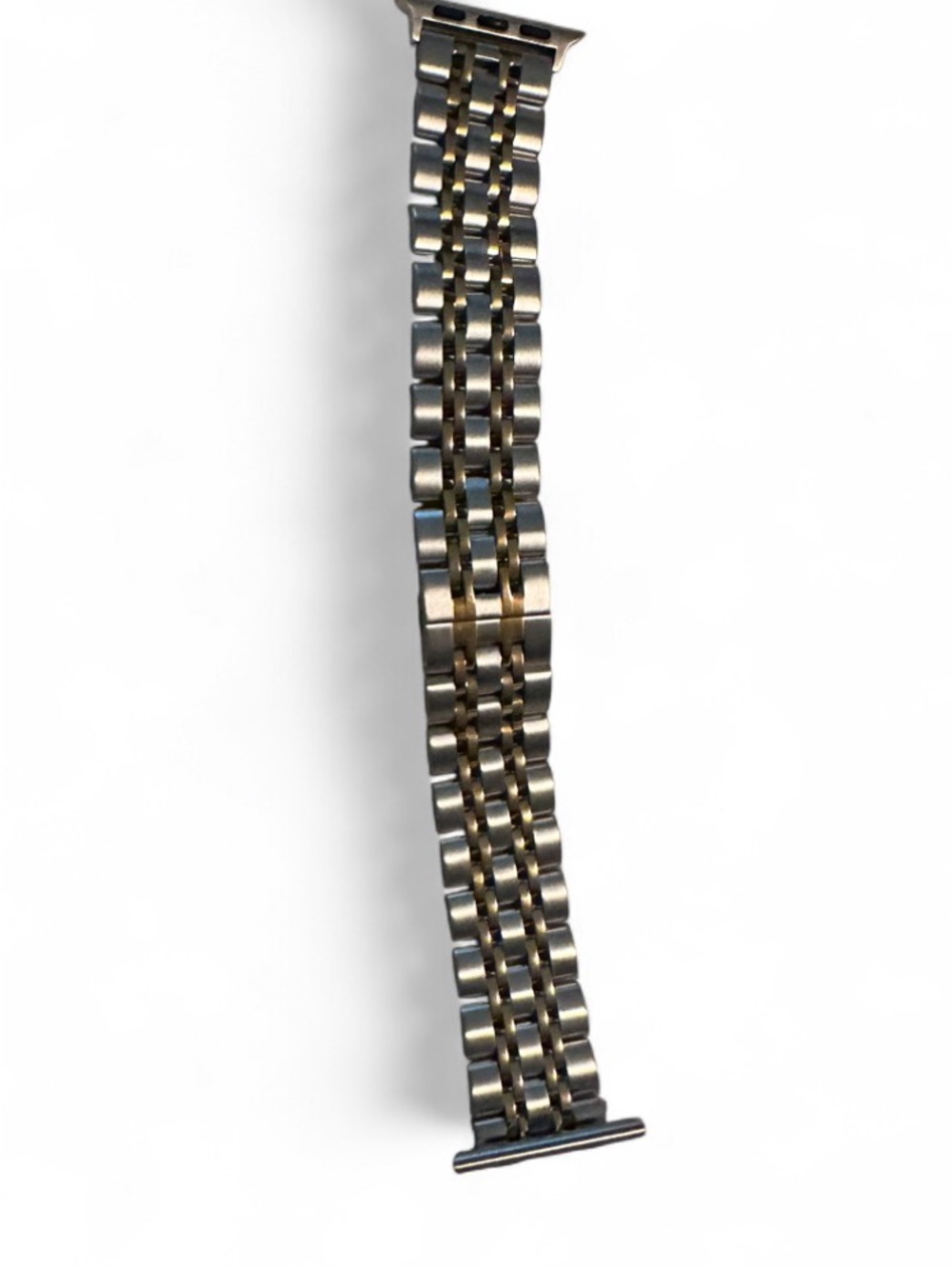 Two-Tone Stainless Steel Women’s Apple Watch Band - Silver & Gold